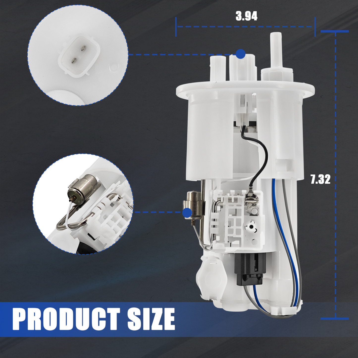Fuel Pump Module Assembly with Seal for Yamaha YZF-R1 2002-2006 for YZF-R6 2003-2005 for YZF-R6S 2006-2009