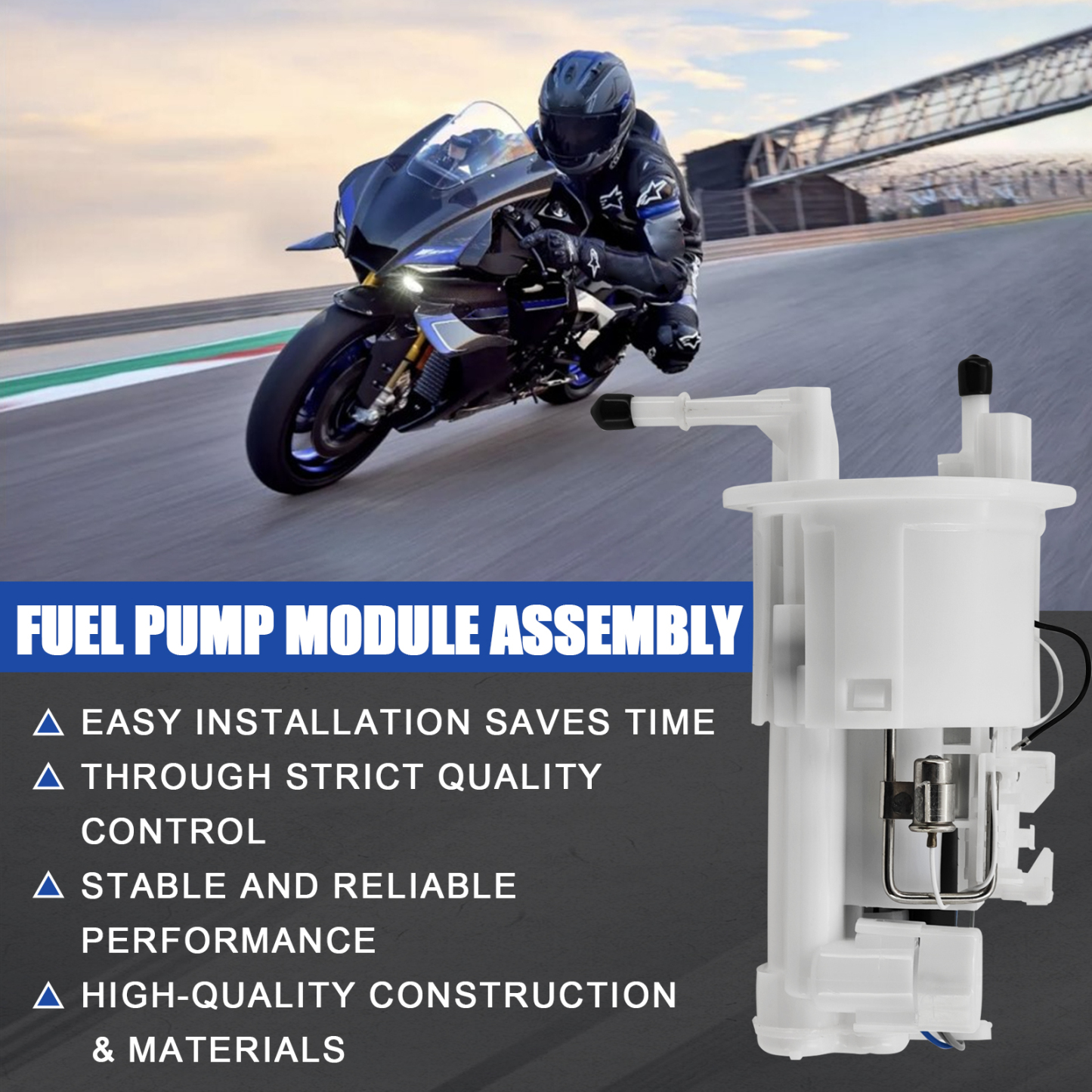 Fuel Pump Module Assembly with Seal for Yamaha YZF-R1 2002-2006 for YZF-R6 2003-2005 for YZF-R6S 2006-2009
