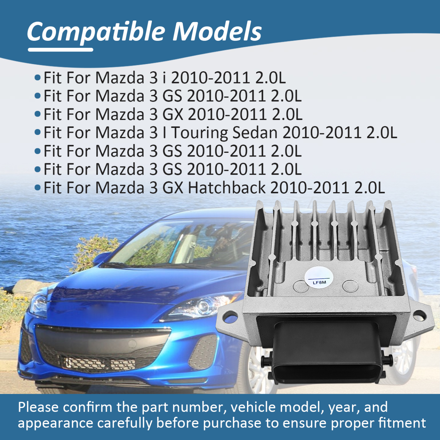 Plug N Play Tested Programmed Transmission Control Module for Mazda 3 2.0L 2010 2011
