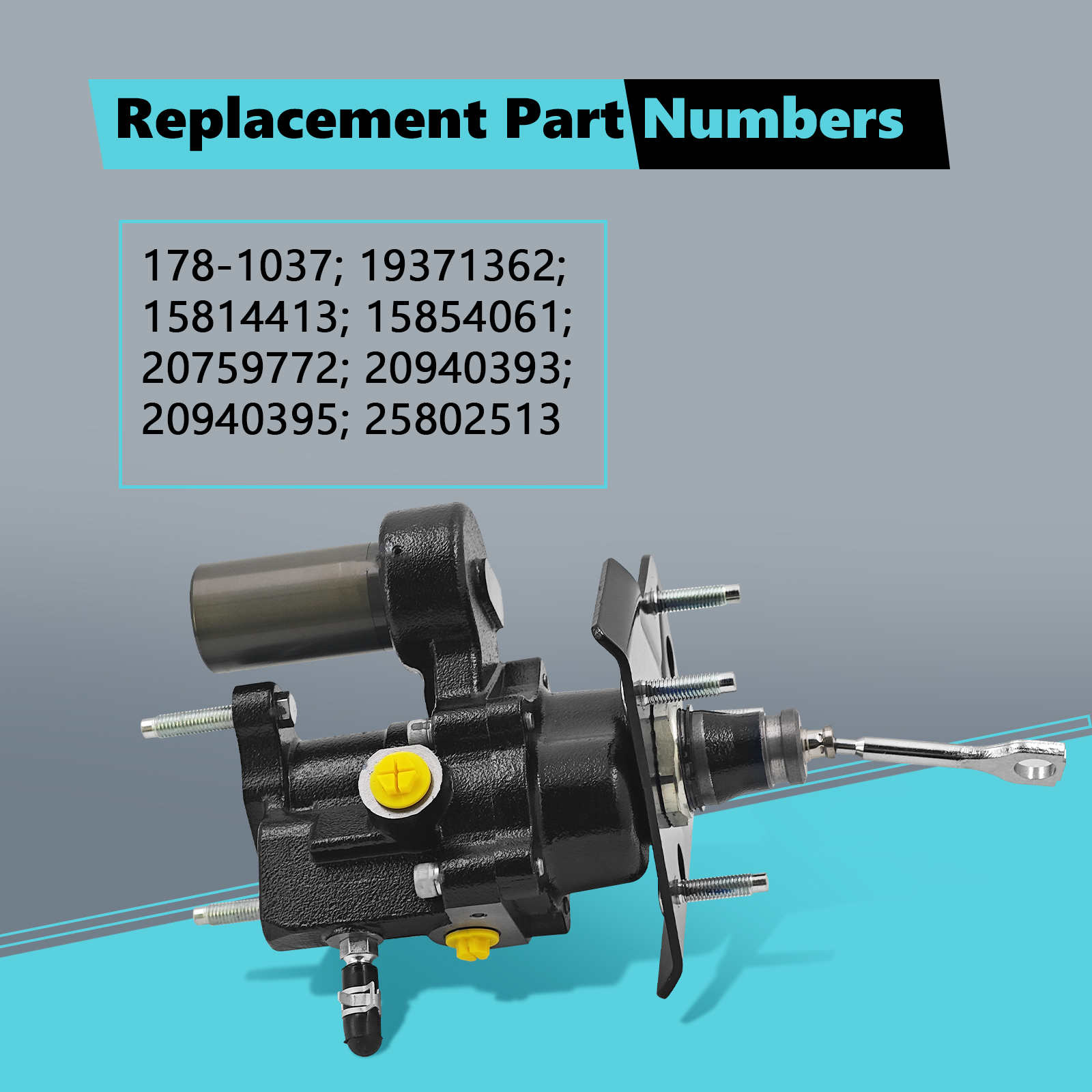 Power Brake Booster Assembly Fits for Chevrolet Silverado 2500 3500 Suburban 2500 Fits for GMC Sierra 2500 3500 Yukon XL 2007-2010