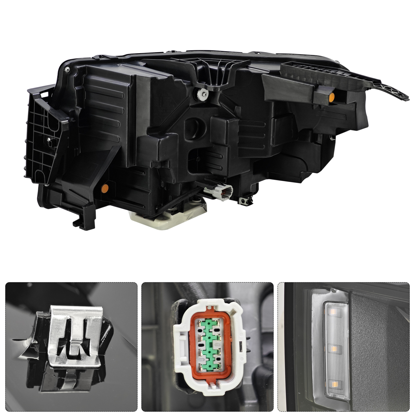 Right Passenger Side LED Headlight Assembly for Nissan Frontier SV S XE SE DC SL LE LE Platinum PRO-X PRO-4X 2022-2025 w/DRL 