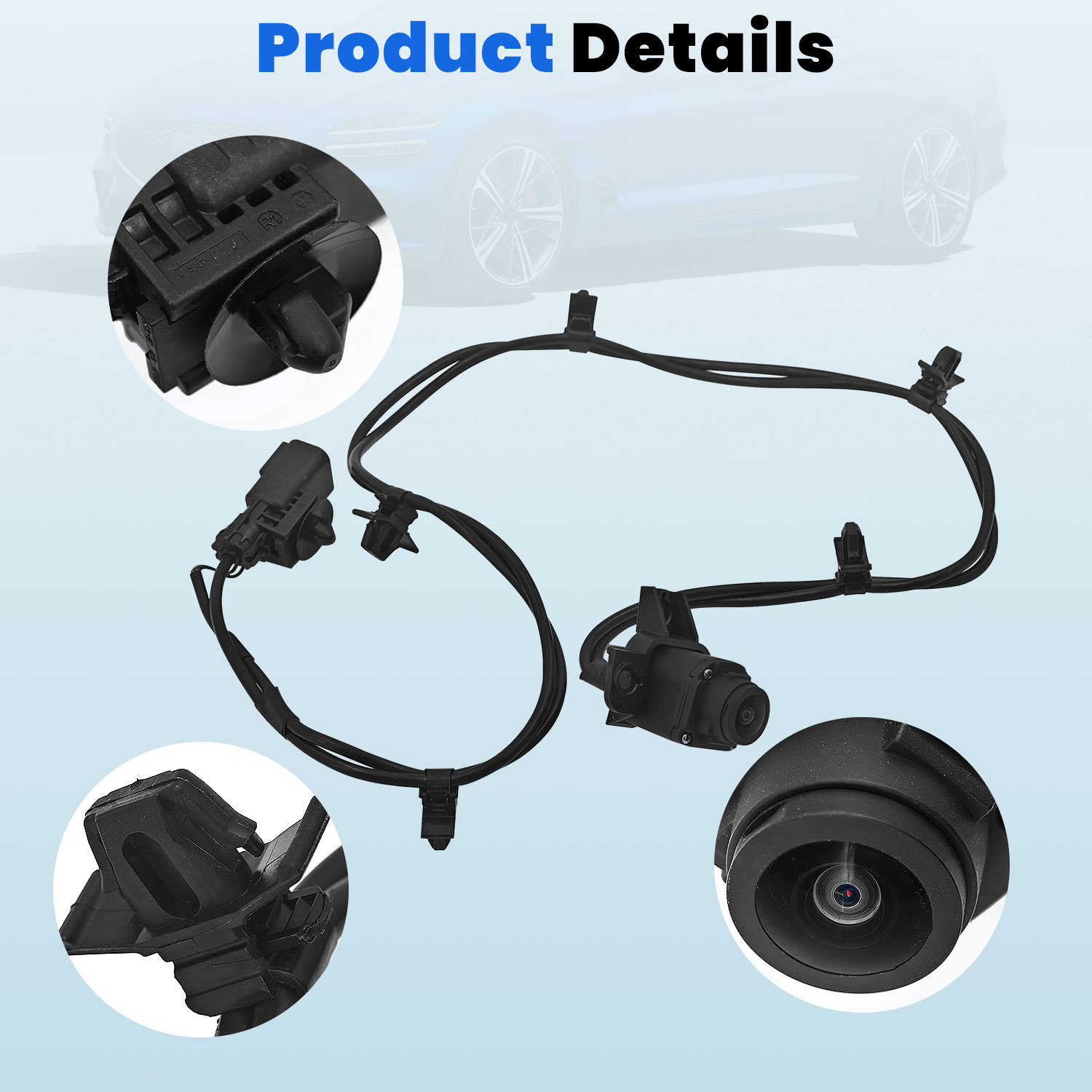 Front Grill View Park Assist Camera Compatible with Hyundai Genesis GV70 2.5L 3.5L 2022-2024