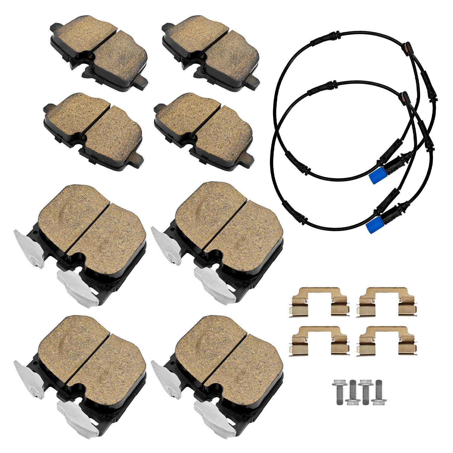 Brake Pads Set for BMW X5 3.0L 4.4L 2019-2025 X6 3.0L 4.4L 2020-2025 X7 3.0L 4.4L 2019-2025