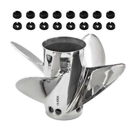 Propeller 14.5 x 24 Pitch Replacement for Mercury Fury 8M0114408, 8M0125100, 8M0151279