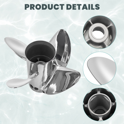 Propeller 14.5 x 24 Pitch Replacement for Mercury Fury 8M0114408, 8M0125100, 8M0151279