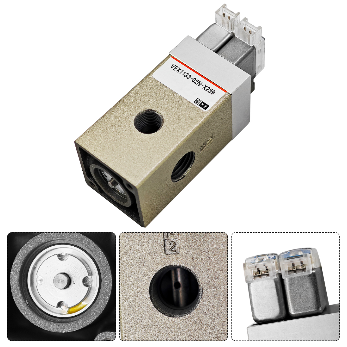 Solenoid Valve Kit for Hypertherm Powermax 45/65/85/105/125 Plasma Cutting Machine Valve Sub Assembly (VEX1133-02N-X259)