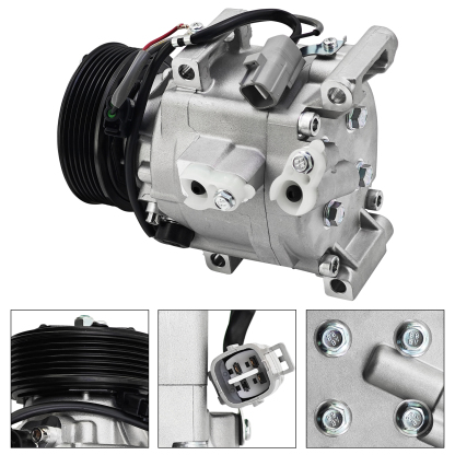 12V A/C Compressor fits for John Deere Utility Tractor 4320 4520 4720 Denso SCSA06C