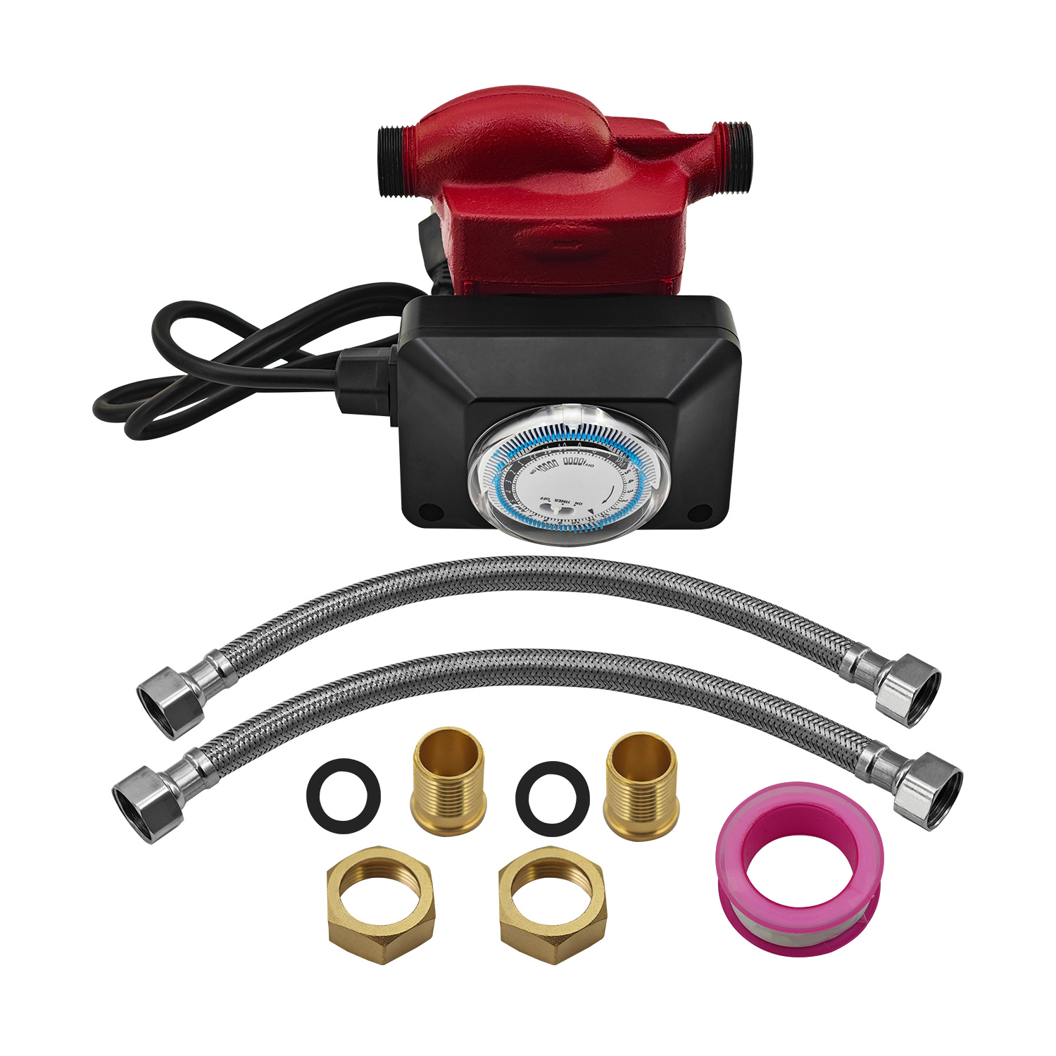 115V 1/25HP Water Circulator Pump Hot Water Recirculating Pump Fit for Grundfos for House Heating System UP15-10SU7P/TLC