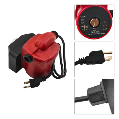 115V 1/25HP Water Circulator Pump Hot Water Recirculating Pump Fit for Grundfos for House Heating System UP15-10SU7P/TLC