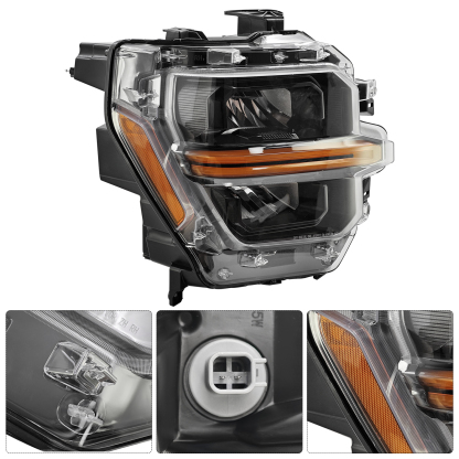 LED Headlamp Right Passenger Side New for Ford F150 2024-2026 XL/XLT/STX/Tremor w/o Adaptive & Module #RL3Z-13008-G
