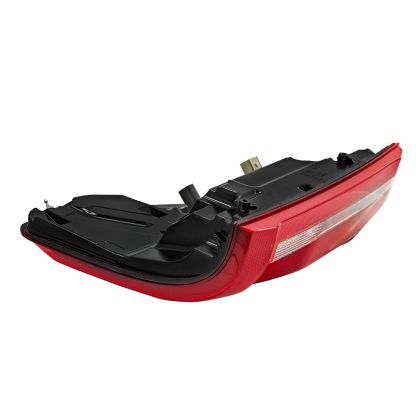 Left Halogen Tail Light Assembly w/Blind Spot (No Module) for Ford F150 2024-2025, 7+3 Pin Rear Brake Light with LED Reverse Lamp