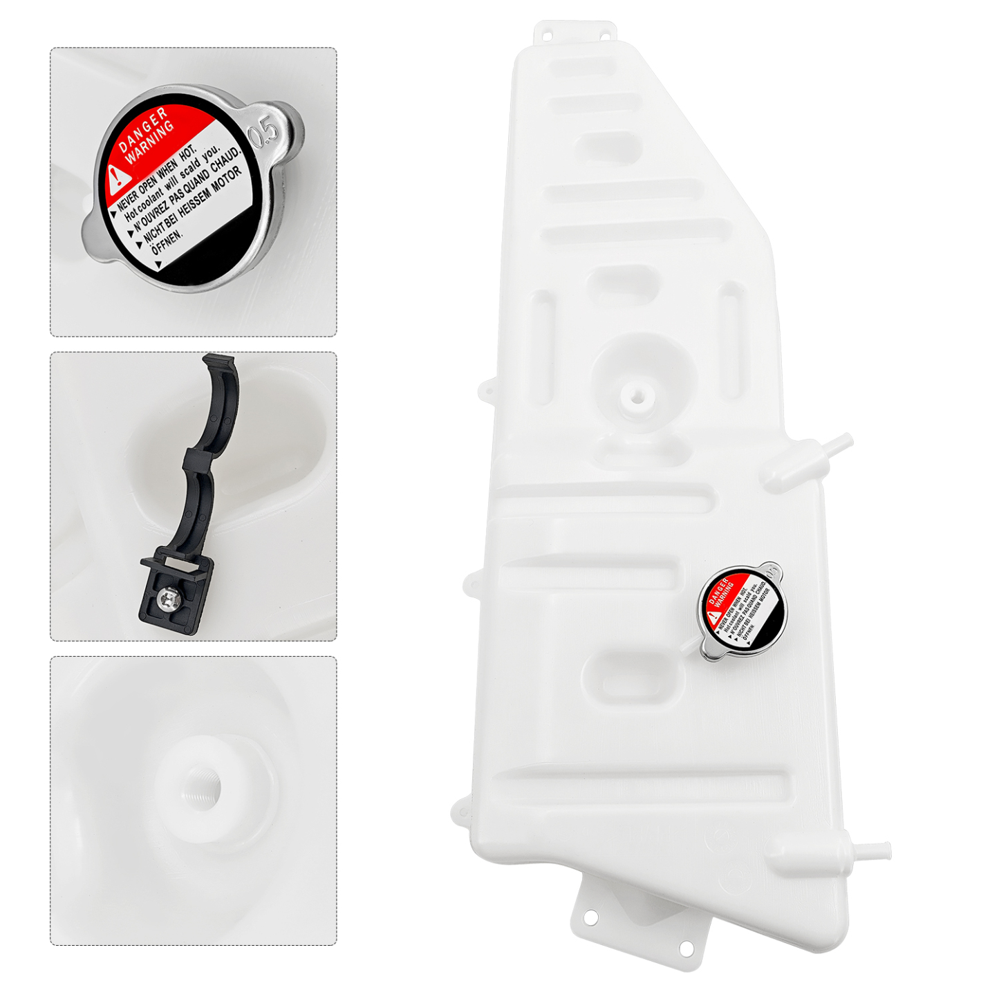 Radiator Overflow Coolant Reservoir Expansion Tank for Ford F600 F700 F800 F900 1990-1998