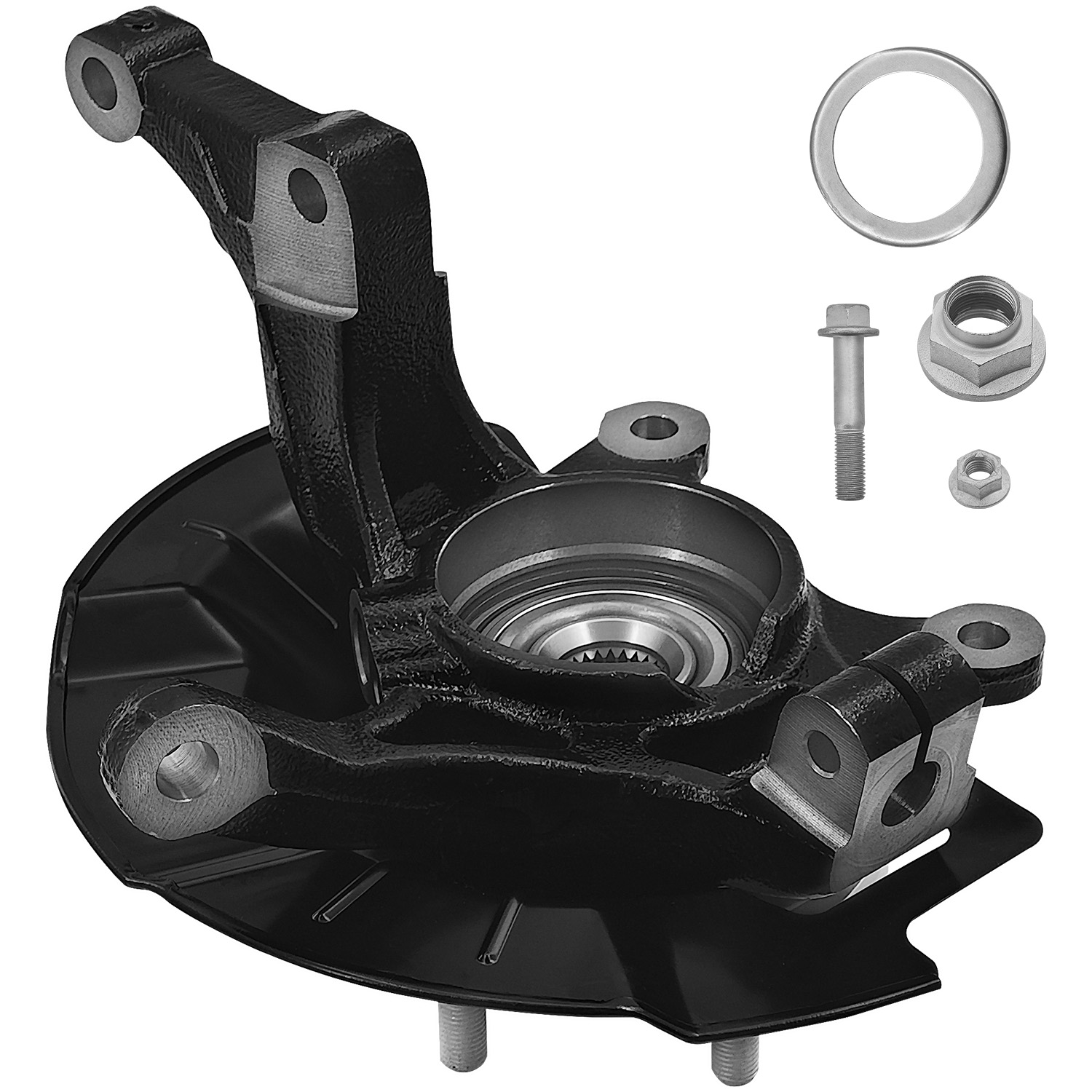 Front Left Steering Knuckle Assembly Fits for Kia Soul 1.6L 2.0L 2014-2016