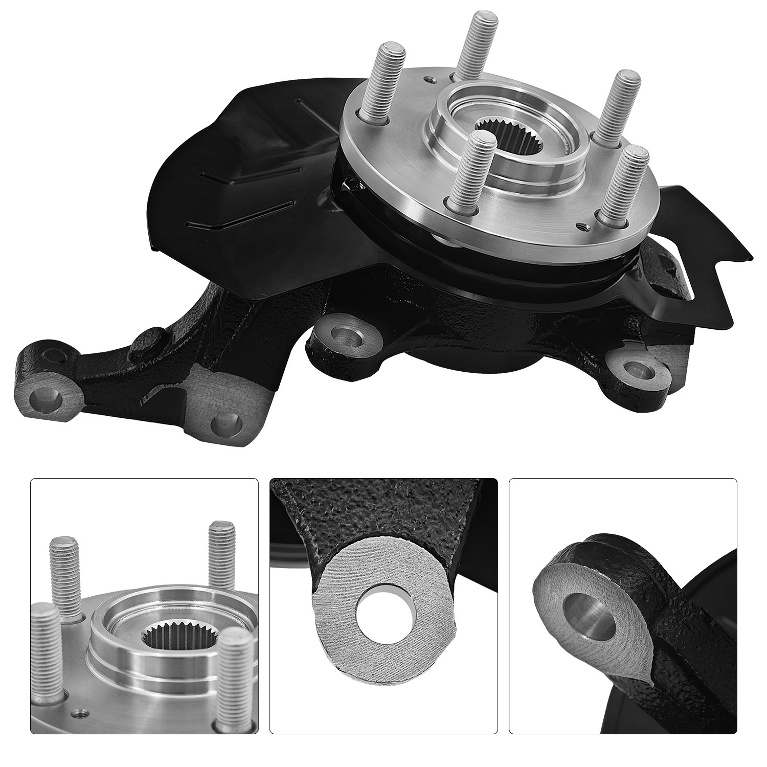 Front Left Steering Knuckle Assembly Fits for Kia Soul 1.6L 2.0L 2014-2016