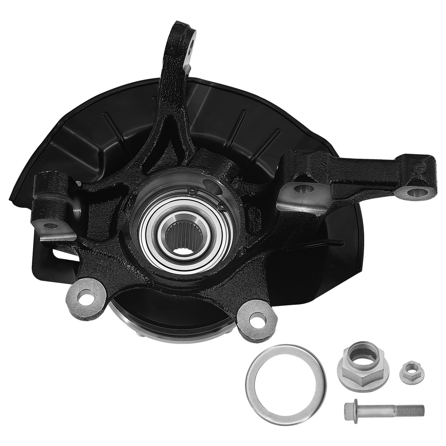 Front Left Steering Knuckle Assembly Fits for Kia Soul 1.6L 2.0L 2014-2016