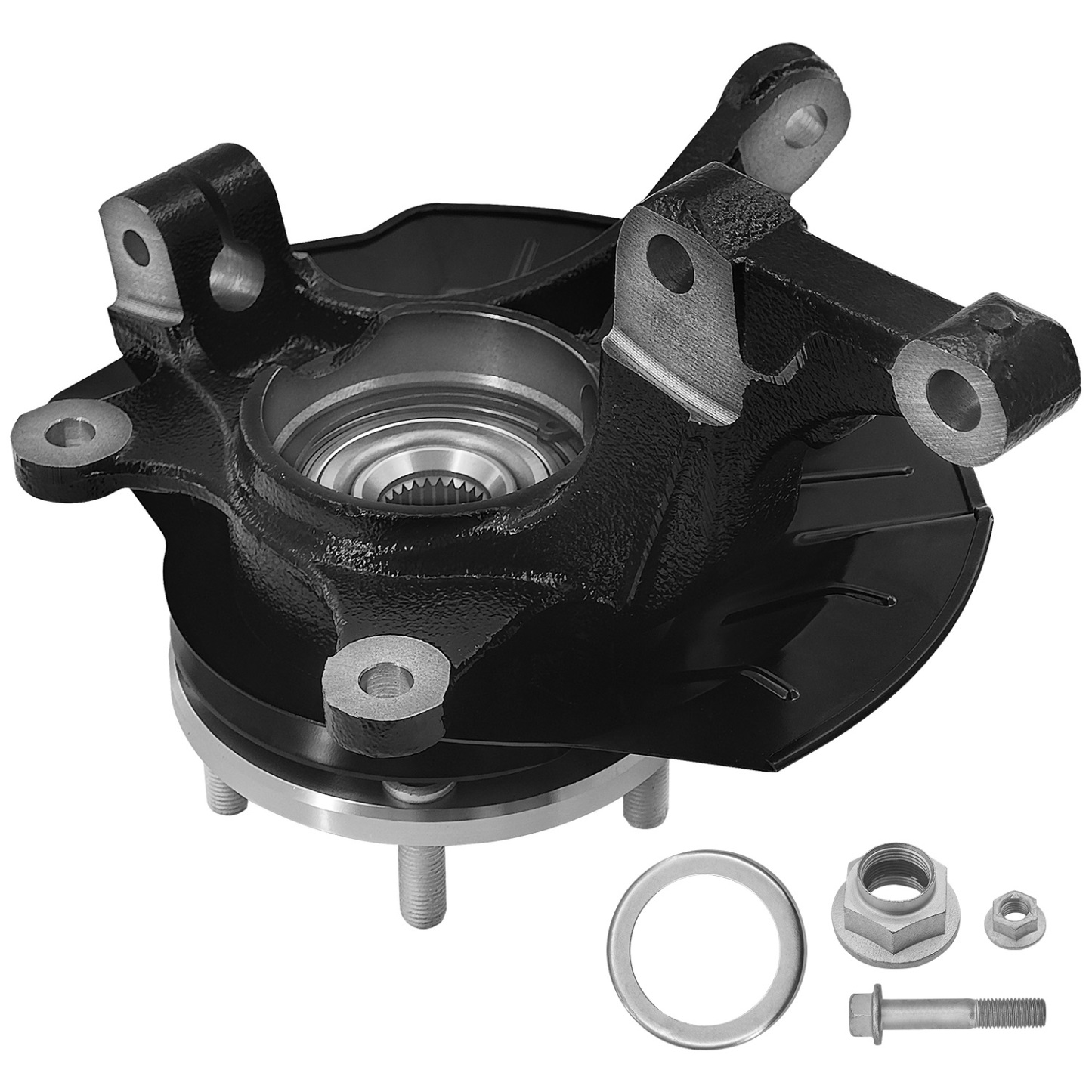 Front Left Steering Knuckle Assembly Fits for Kia Soul 1.6L 2.0L 2014-2016