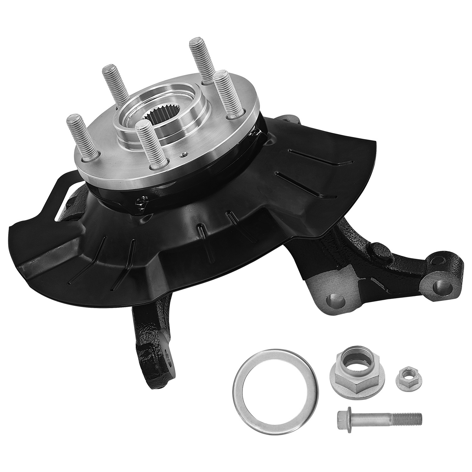 Front Left Steering Knuckle Assembly Fits for Kia Soul 1.6L 2.0L 2014-2016