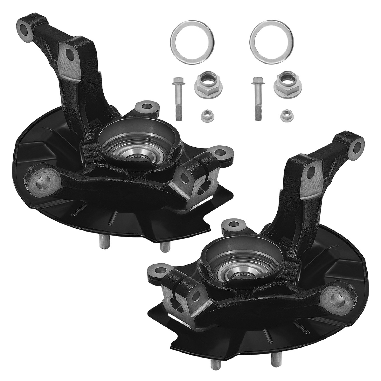 Front Left & Right Steering Knuckle Assembly Fits for Kia Soul 1.6L 2.0L 2014-2016