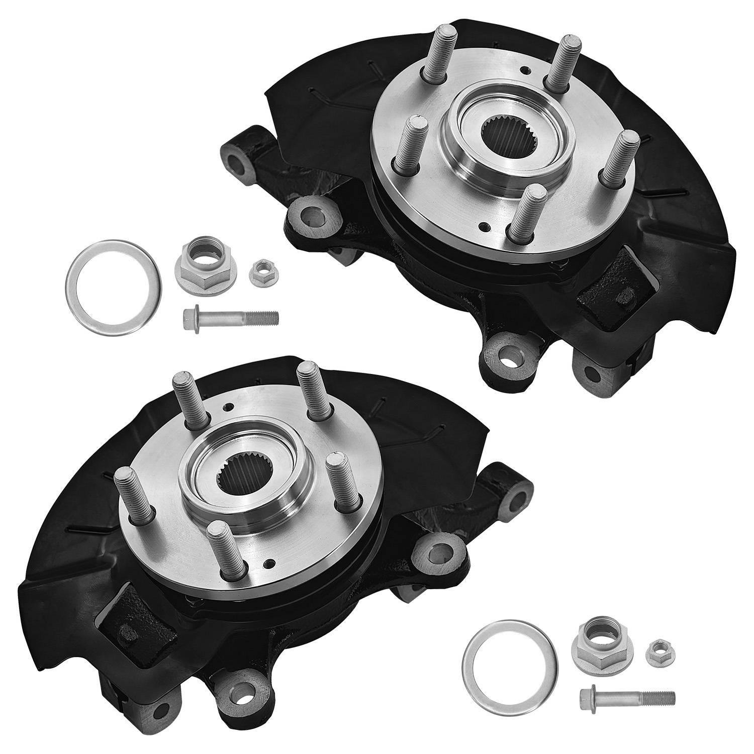 Front Left & Right Steering Knuckle Assembly Fits for Kia Soul 1.6L 2.0L 2014-2016