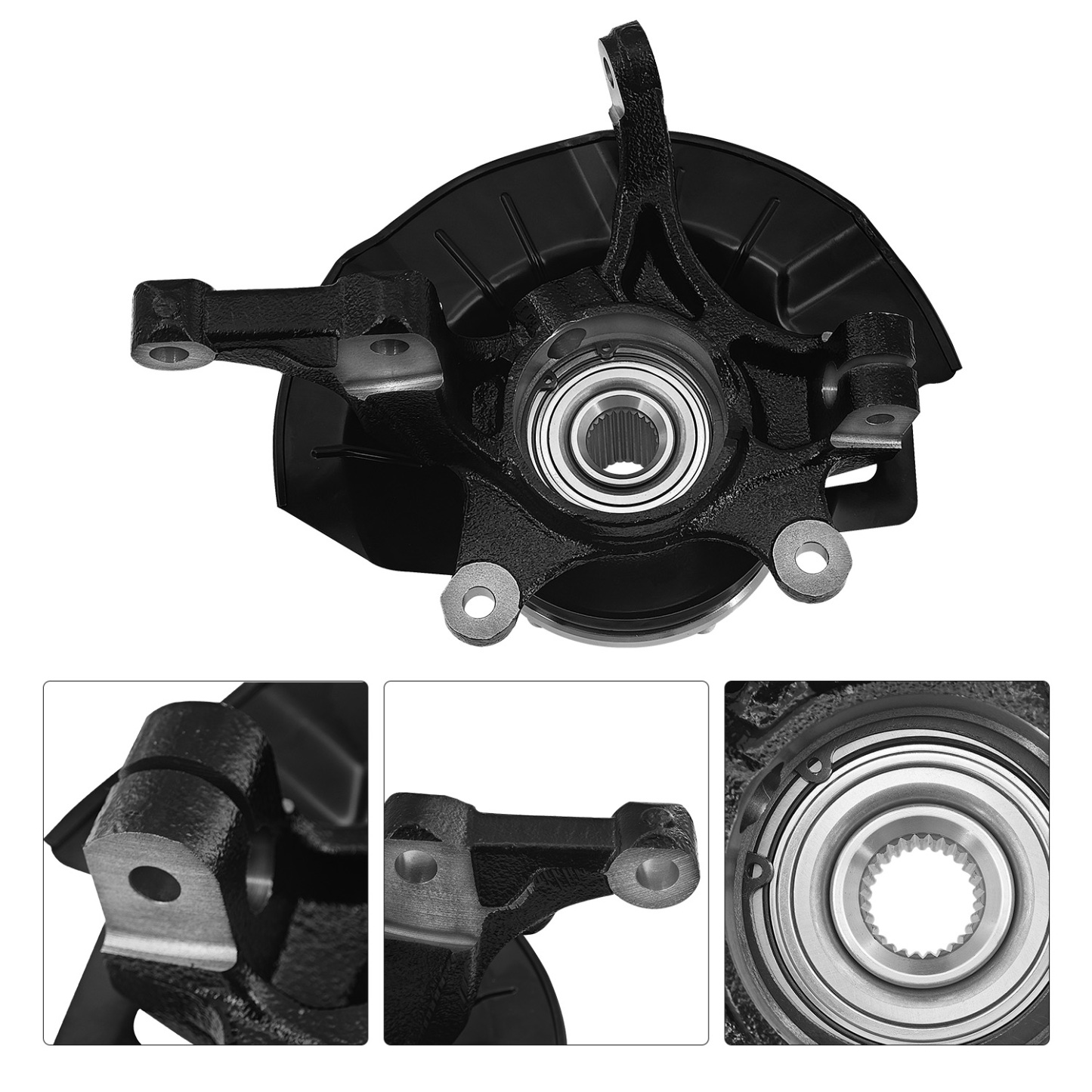 Front Right Steering Knuckle Assembly Fits for Kia Soul 1.6L 2.0L 2014-2016