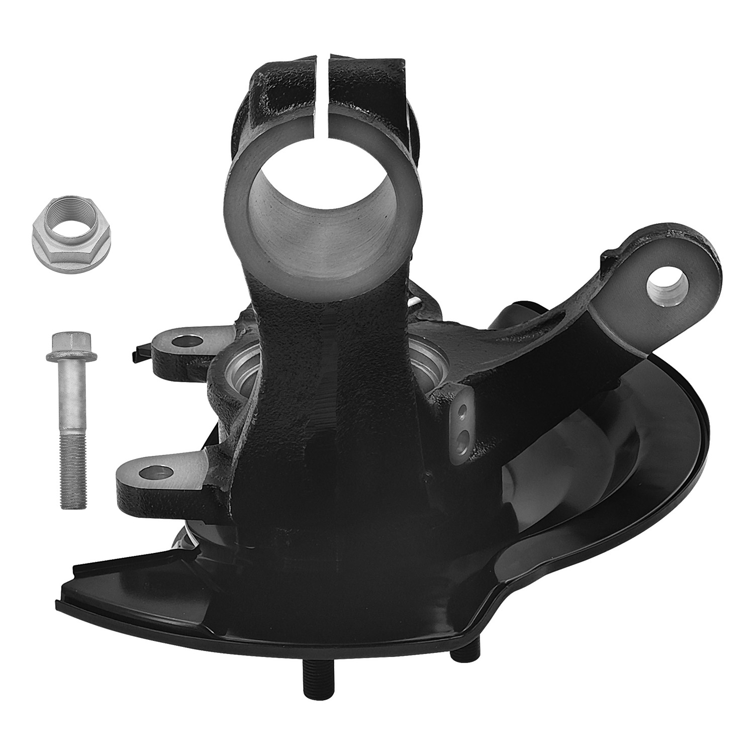 Front Left Driver Side Steering Knuckle Assembly Compatible with Honda Pilot 3.5L V6 2016-2022