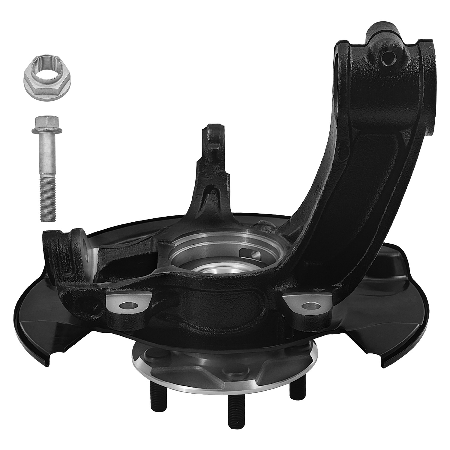 Front Left Driver Side Steering Knuckle Assembly Compatible with Honda Pilot 3.5L V6 2016-2022