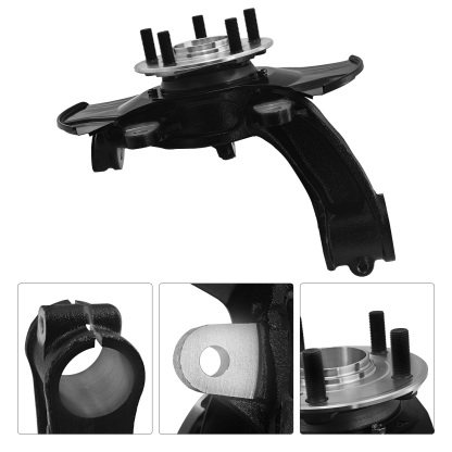 Front Right Passenger Side Steering Knuckle Assembly Compatible with Honda Pilot 3.5L V6 2016-2022