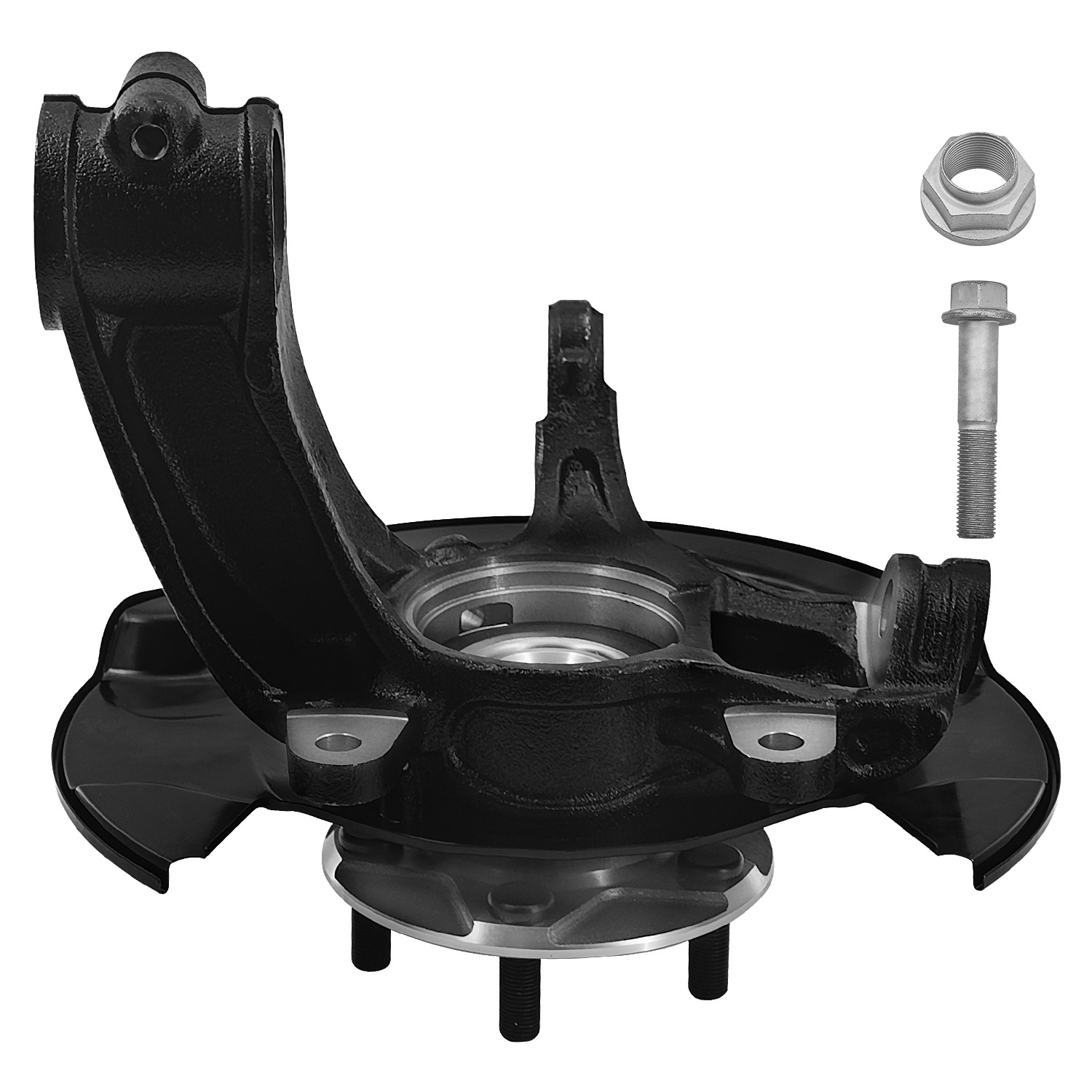 Front Right Passenger Side Steering Knuckle Assembly Compatible with Honda Pilot 3.5L V6 2016-2022