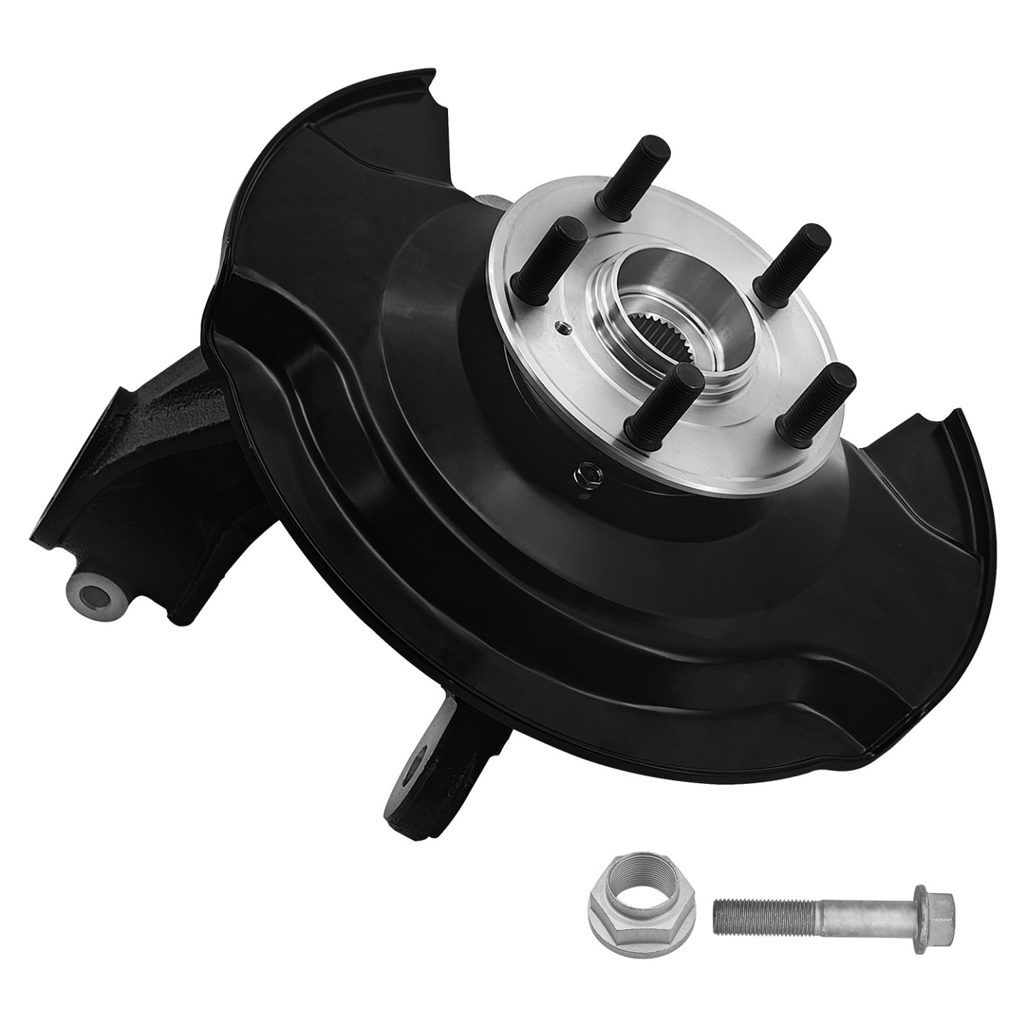 Front Right Passenger Side Steering Knuckle Assembly Compatible with Honda Pilot 3.5L V6 2016-2022