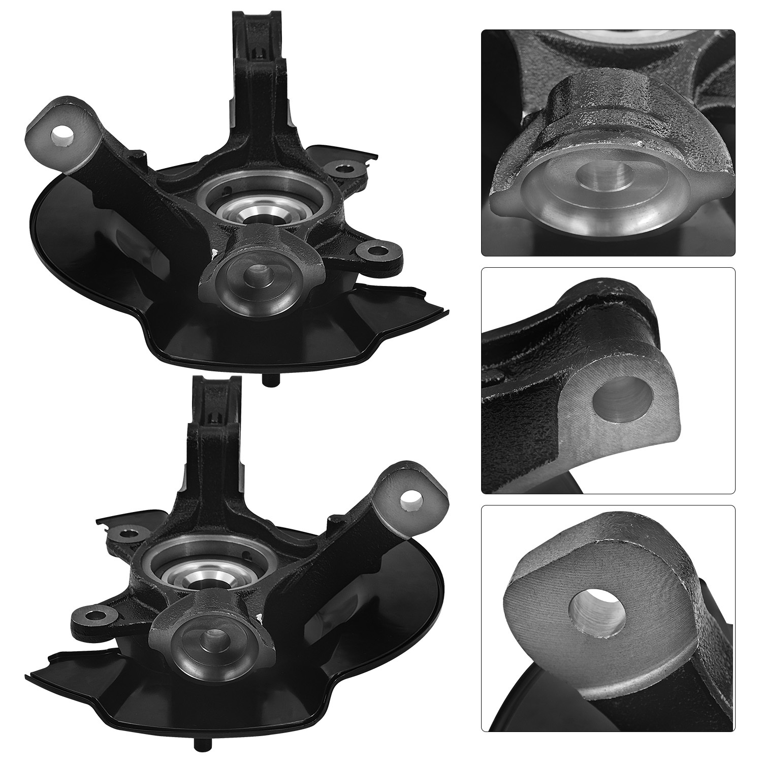 Front Left & Right Steering Knuckle Assembly Compatible with Honda Ridgeline 3.5L 2006-2014