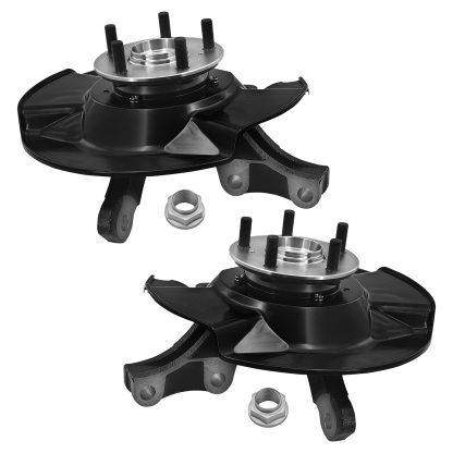 Front Left & Right Steering Knuckle Assembly Compatible with Honda Ridgeline 3.5L 2006-2014