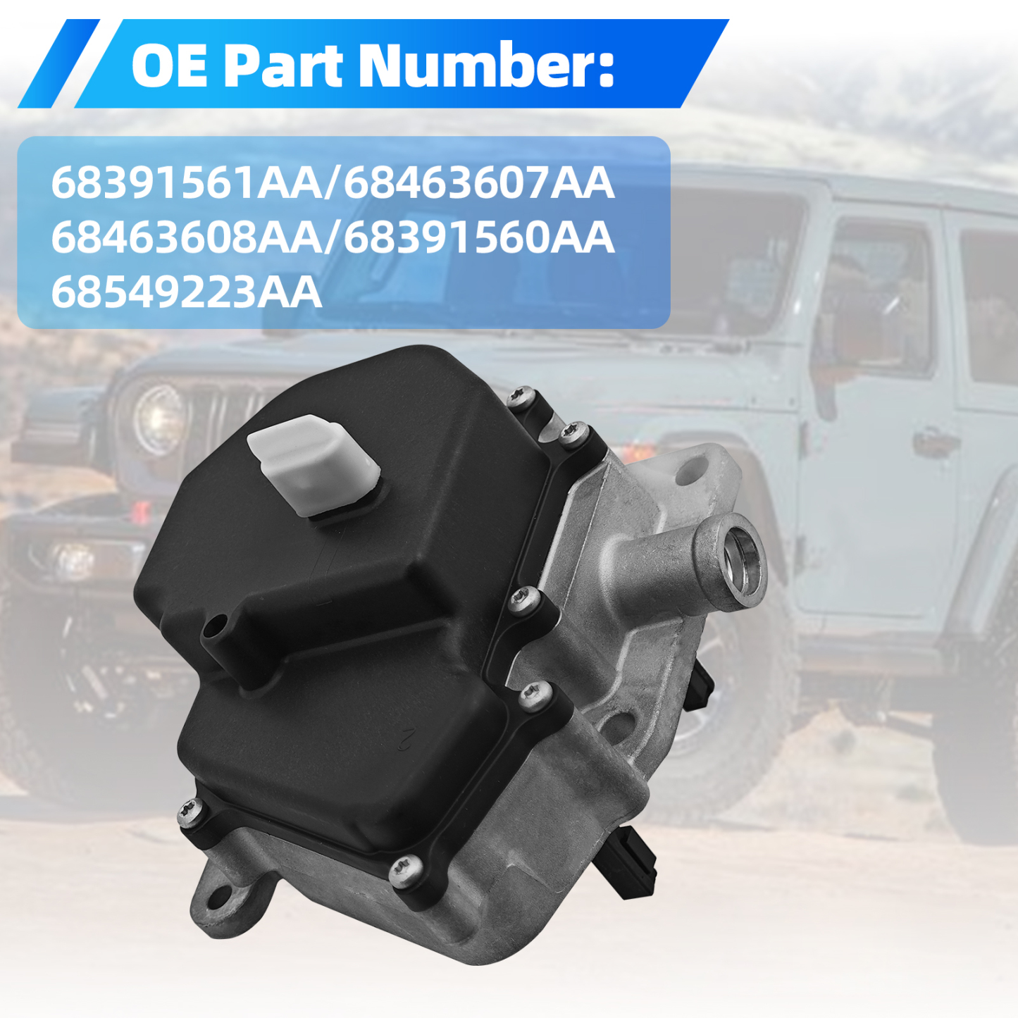 Axle Locker Actuator Fits for Jeep Gladiator Wrangler 2.0L 3.0L 3.6L V6 l4 2018-2021