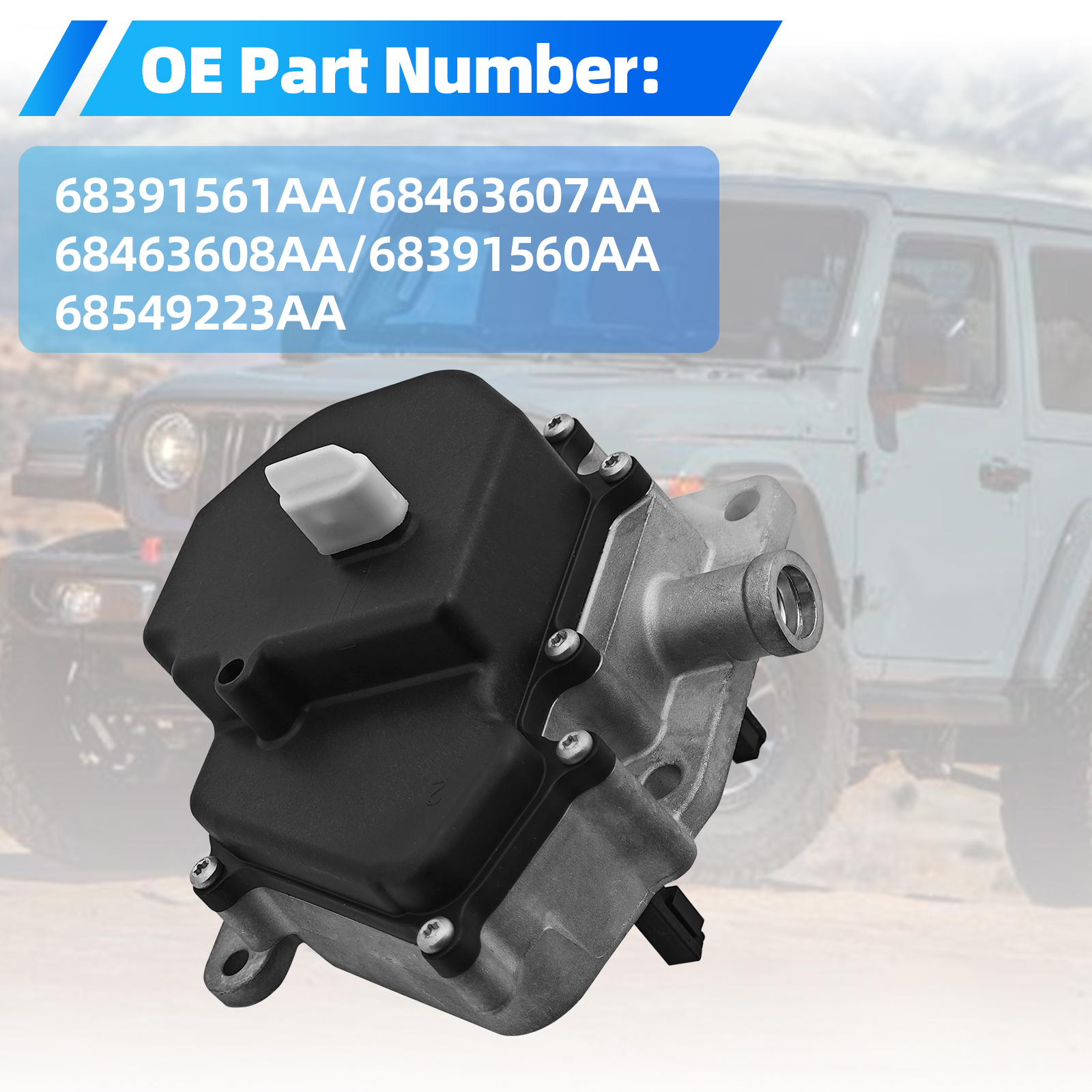 Axle Locker Actuator Fits for Jeep Gladiator Wrangler 2.0L 3.0L 3.6L V6 l4 2018-2021