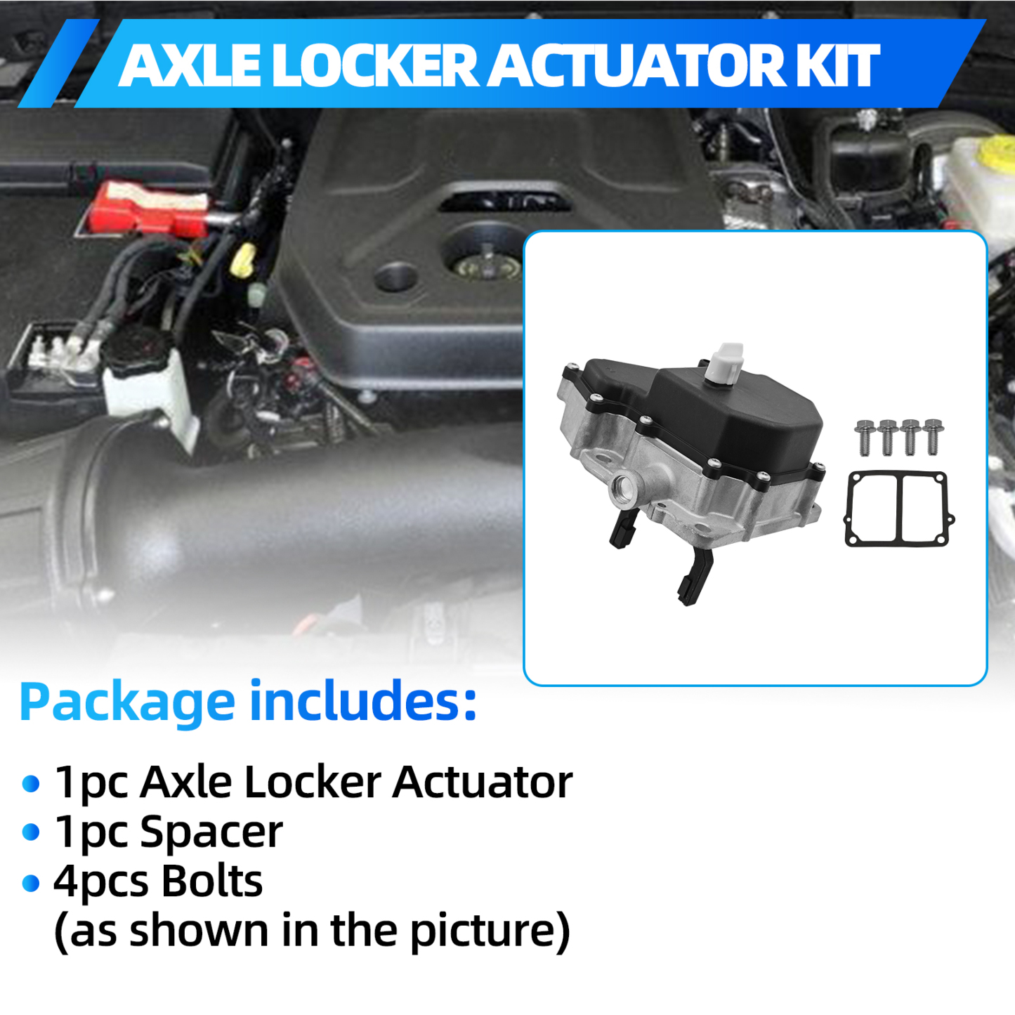 Axle Locker Actuator Fits for Jeep Gladiator Wrangler 2.0L 3.0L 3.6L V6 l4 2018-2021