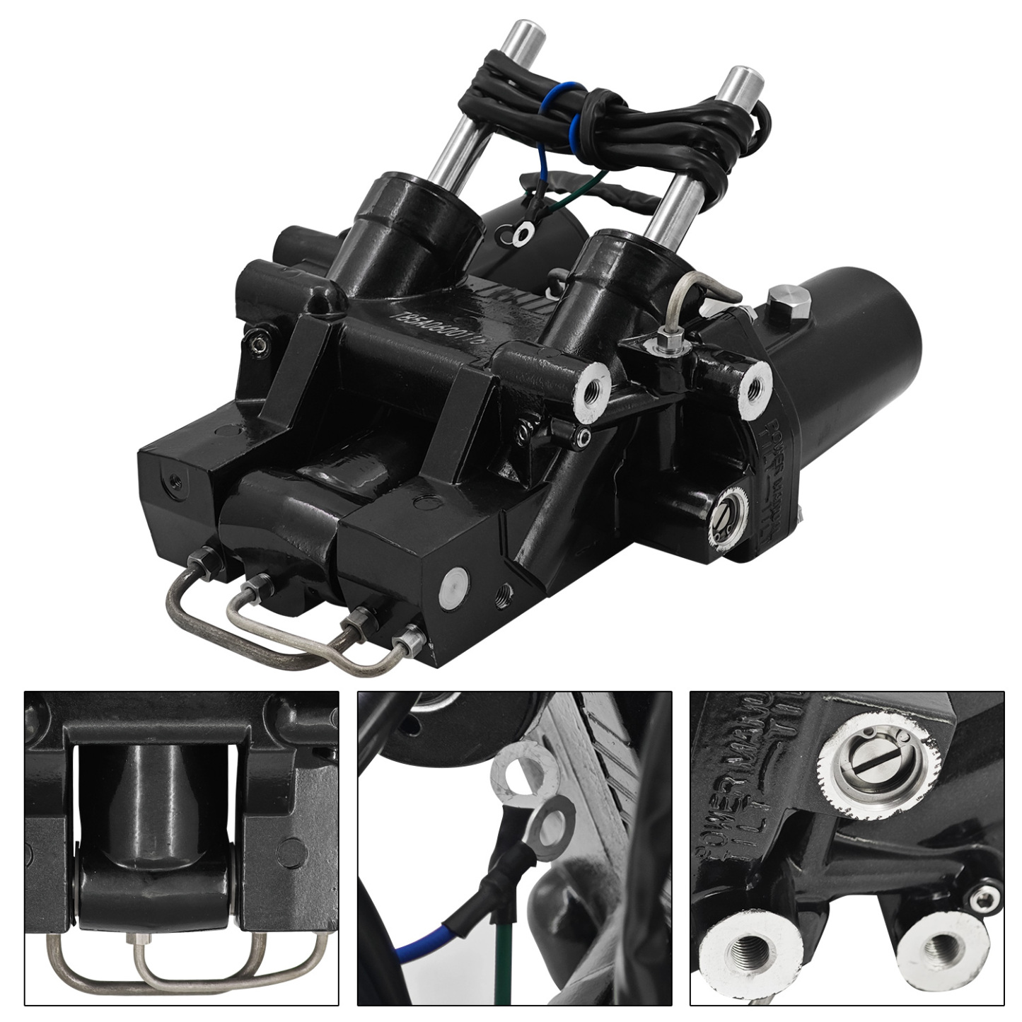 Power Trim Tilt Unit Assembly for Yamaha Outboard 60HP 70HP 75HP 85HP 90HP 3 Ram 2 Stroke 1993-2006