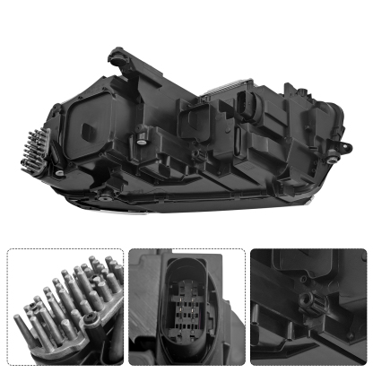 Full LED Headlight Assembly for Volkswagen Tiguan 2.0L 2018-2021 -Right Passengr Side 