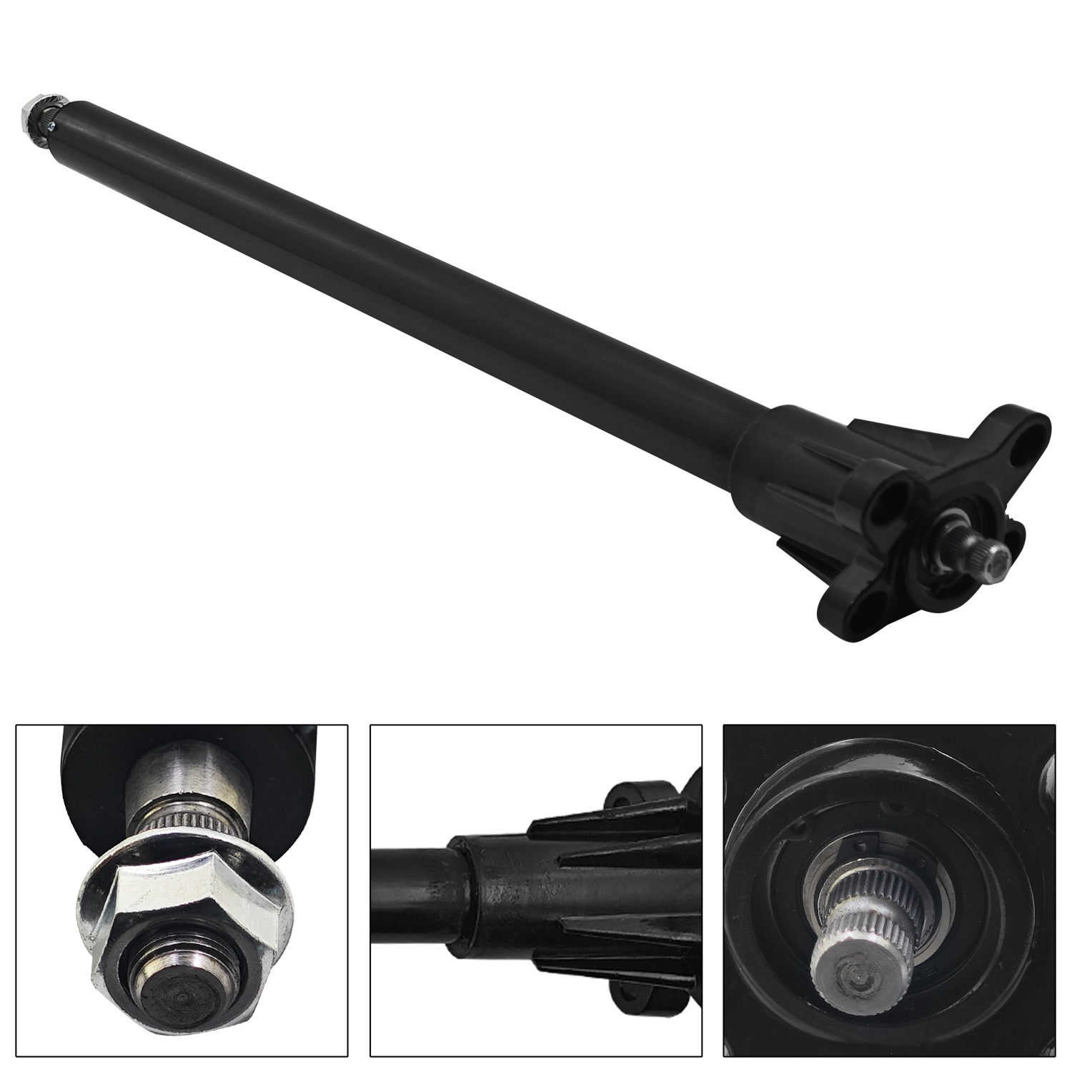 Golf Cart Steering Shaft & Column Rebuild Kit for EZGO TXT 2001-Up Models with 4-Bolt Steering Mount