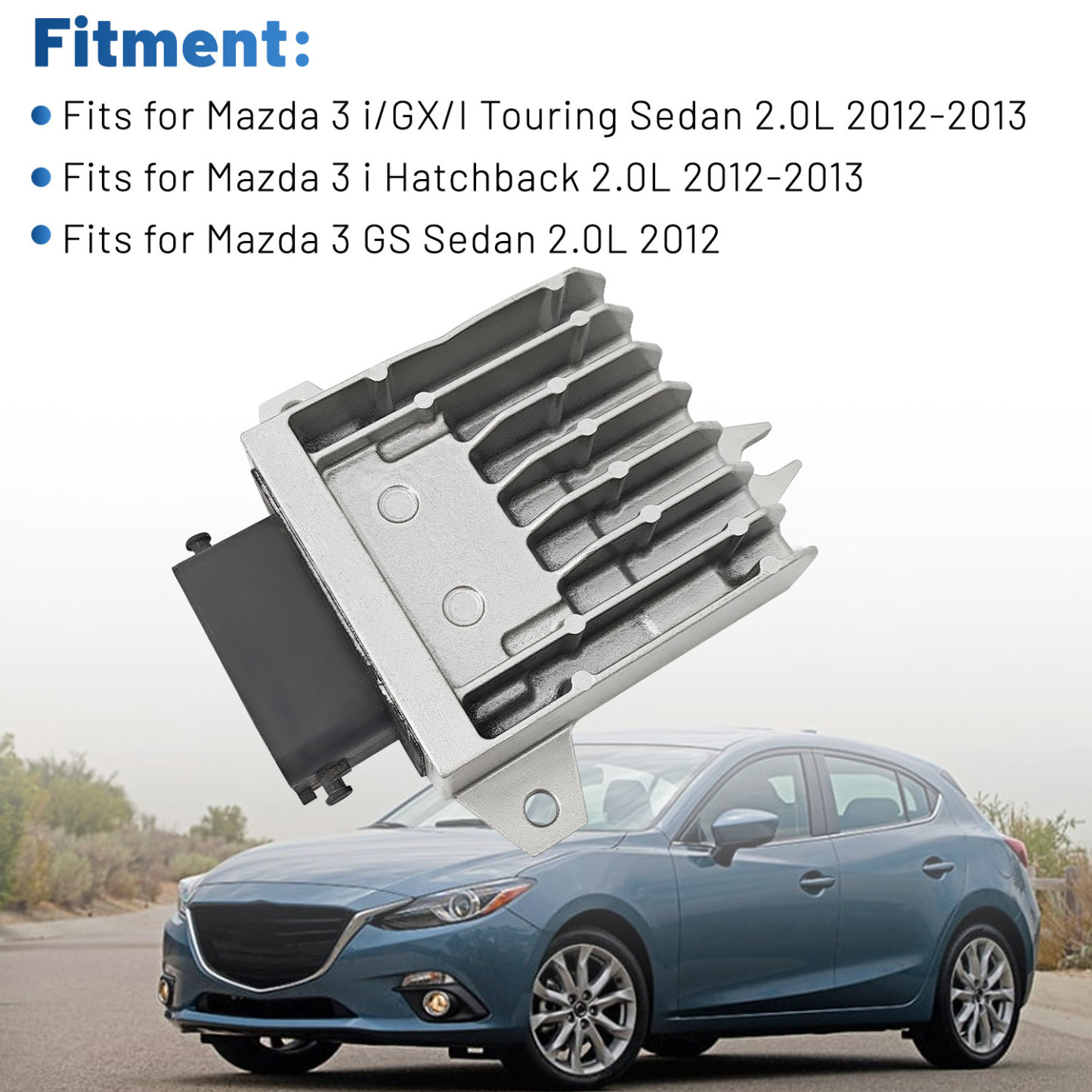 Plug N Play Transmission Control Module Compatible with Mazda 3 2012 2013 2.0L