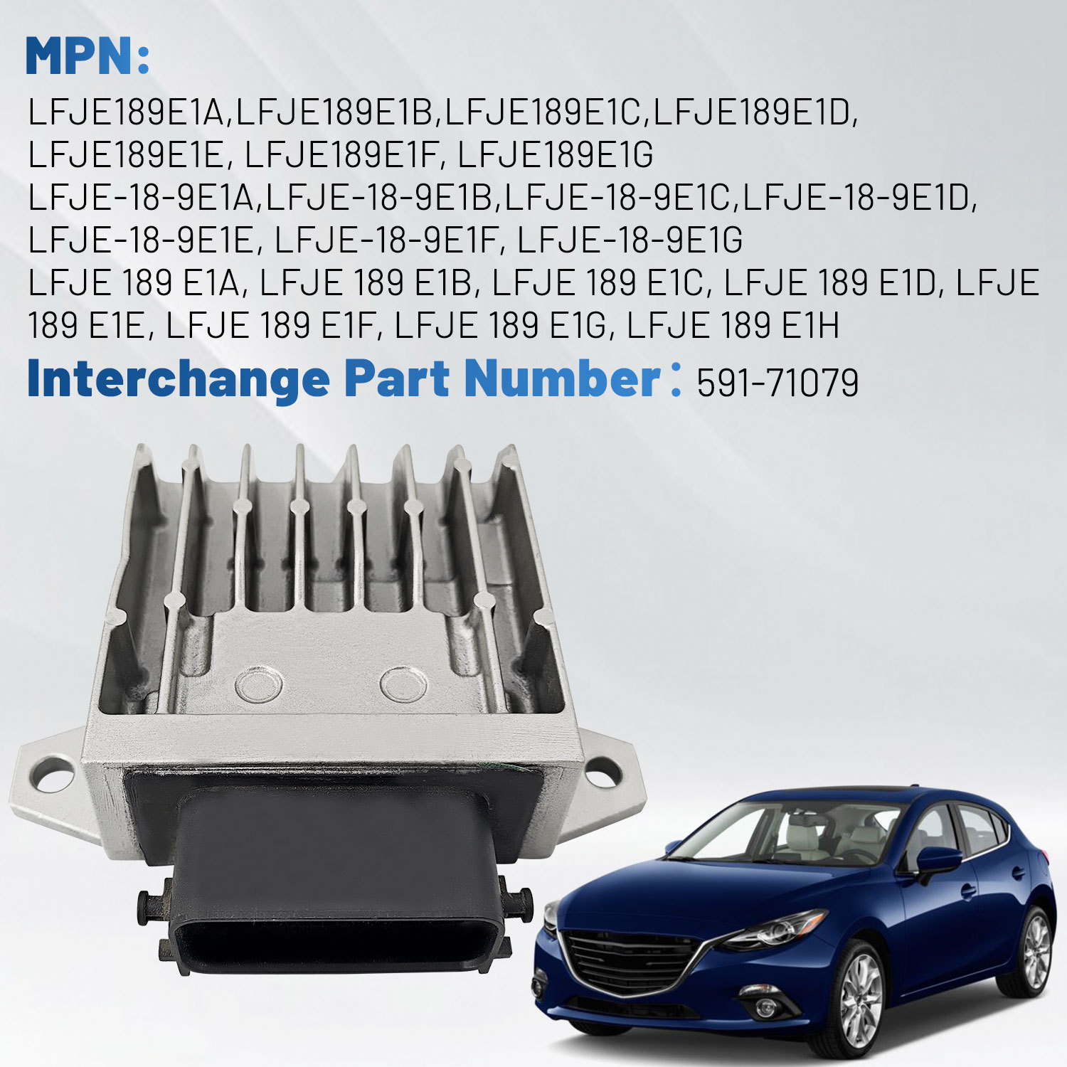 Plug N Play Transmission Control Module Compatible with Mazda 3 2012 2013 2.0L