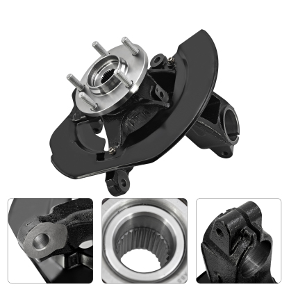 Front Driver Side Steering Knuckle Fits for Mazda 3 2010-2013