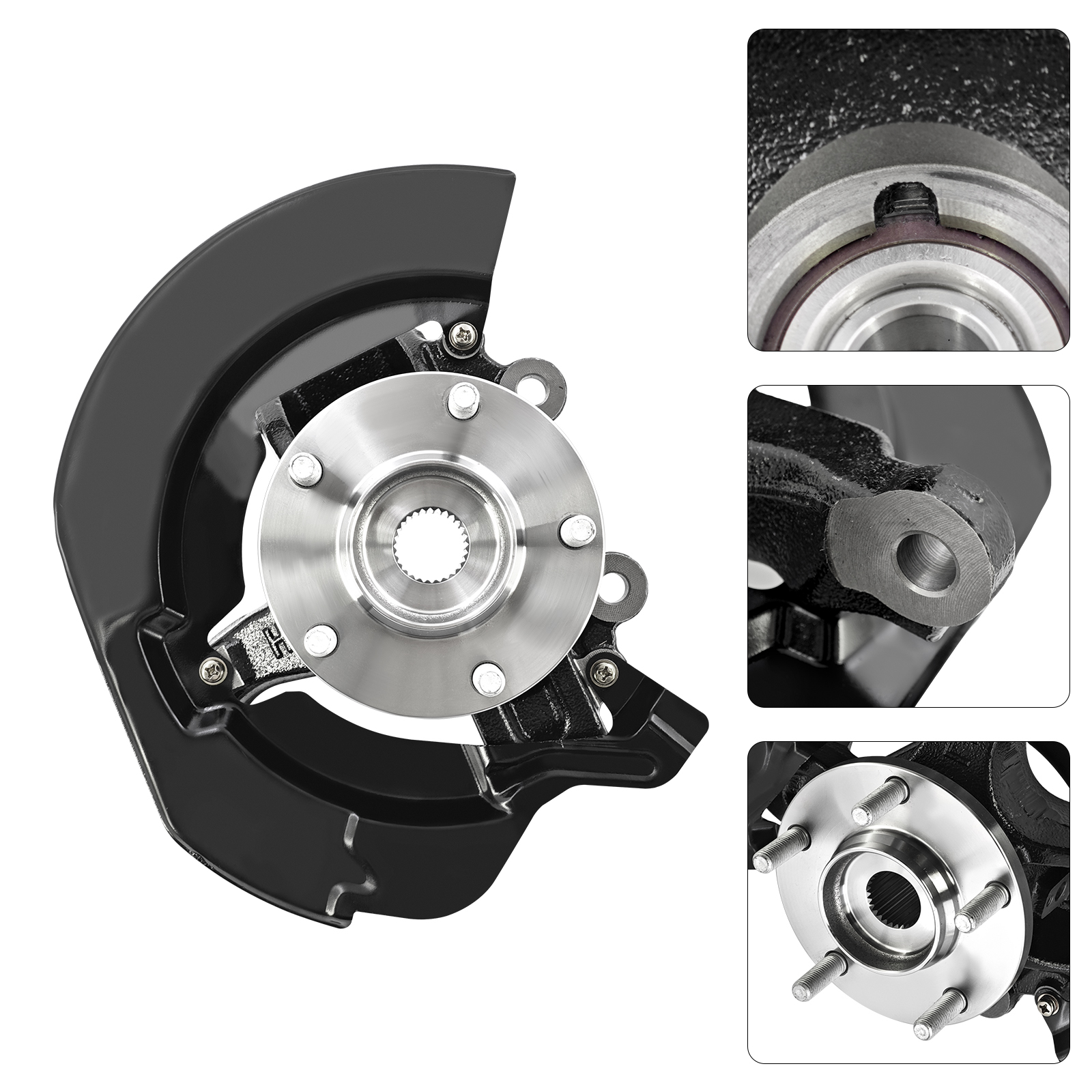 Front Passenger Side Steering Knuckle Fits for Mazda 3 2010-2013