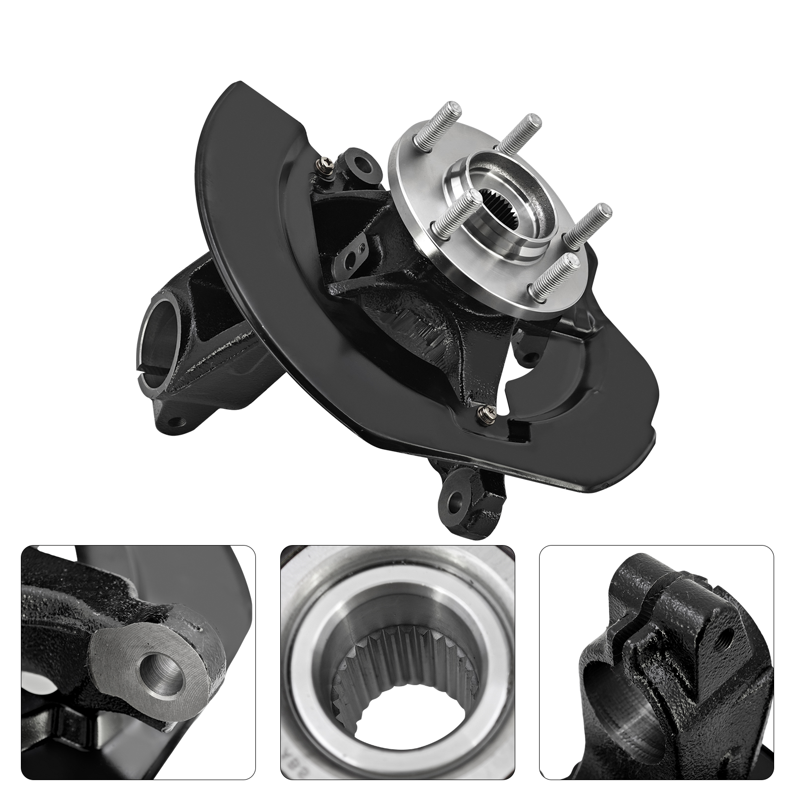 Front Passenger Side Steering Knuckle Fits for Mazda 3 2010-2013