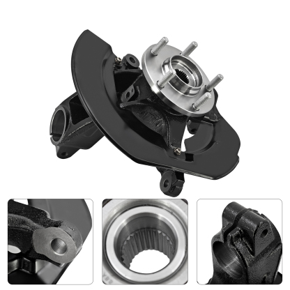 Front Passenger Side Steering Knuckle Fits for Mazda 3 2010-2013