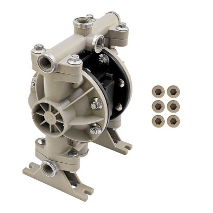 Double Diaphragm Pump Compatible with Aro Polypropylene Air Operated Urethane,13 gpm, 100 psi