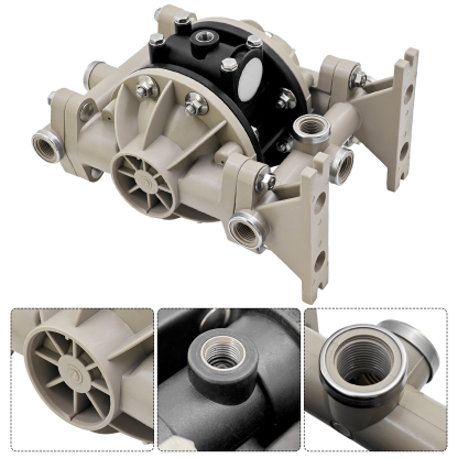 Double Diaphragm Pump Compatible with Aro Polypropylene Air Operated Urethane,13 gpm, 100 psi