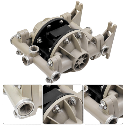 Double Diaphragm Pump Compatible with Aro Polypropylene Air Operated Urethane,13 gpm, 100 psi
