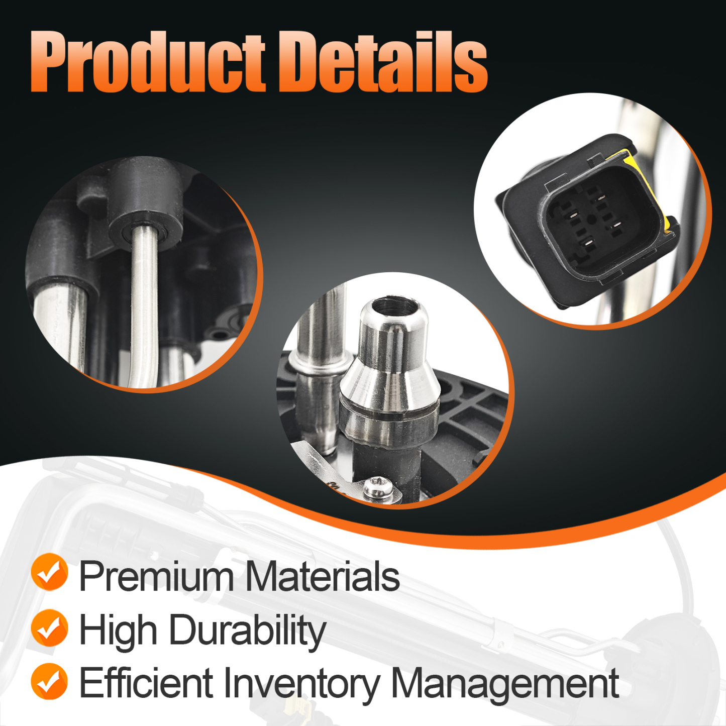 Diesel Exhaust Fluid Level Sensor Fit for Freightliner Cummins Engine 6 Bolt DEF Tank