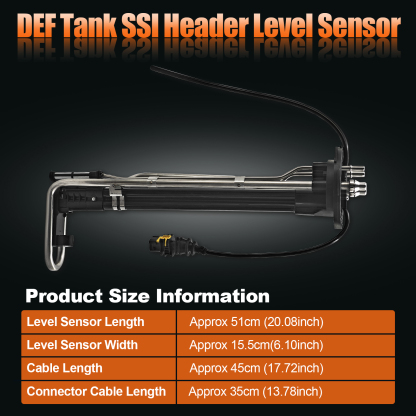 Diesel Exhaust Fluid Level Sensor Fit for Freightliner Cummins Engine 6 Bolt DEF Tank