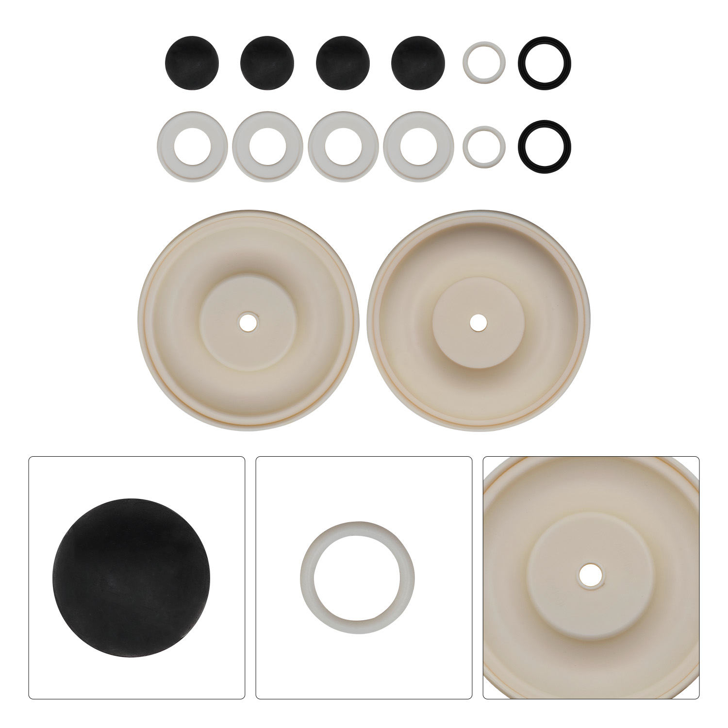 Diaphragm Pump Repair Kit Fits for Graco Husky 1040 Pumps