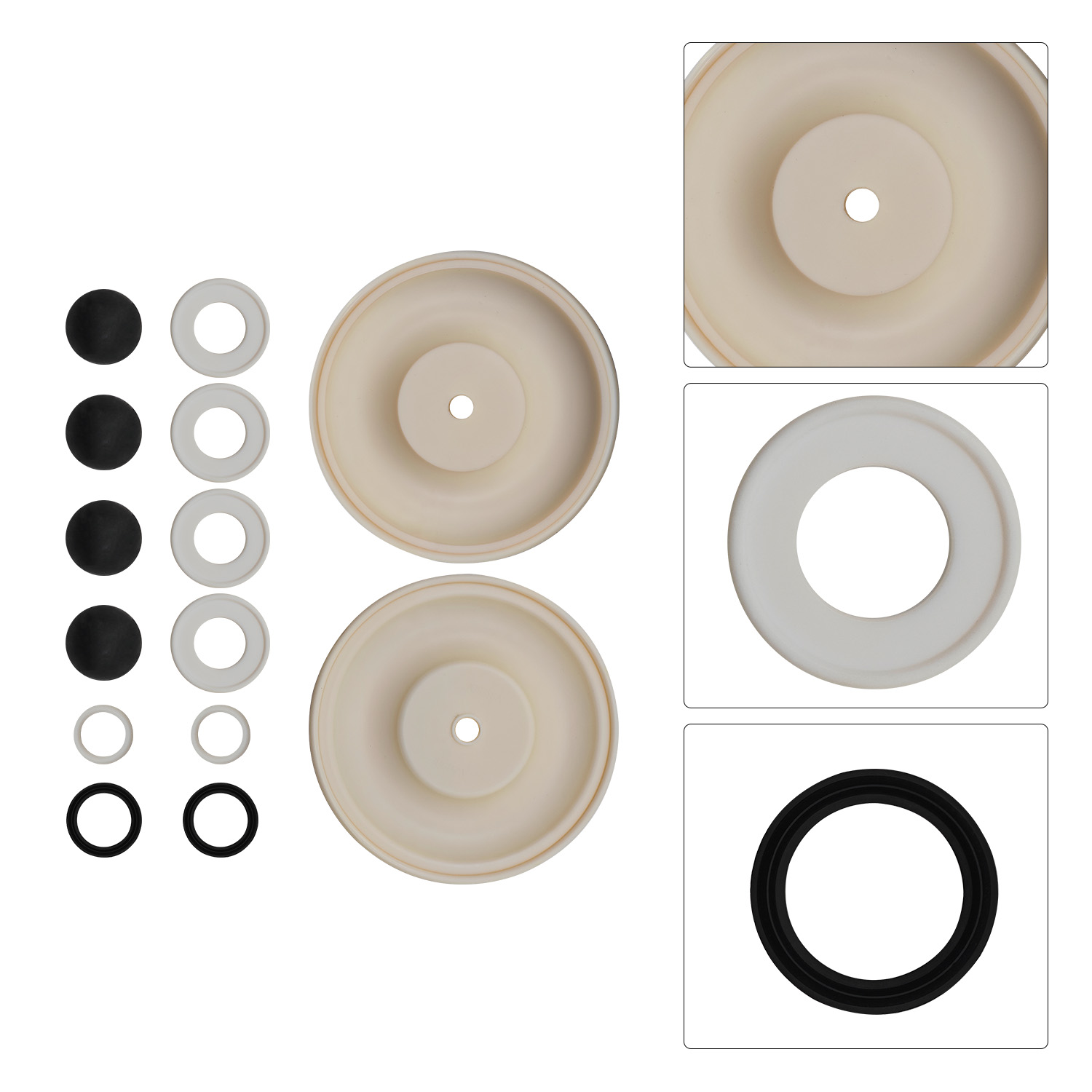 Diaphragm Pump Repair Kit Fits for Graco Husky 1040 Pumps